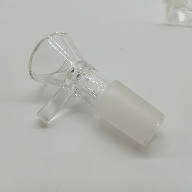 DPGB029 clear glass bowl,14mm or 18mm male joint with stick handle