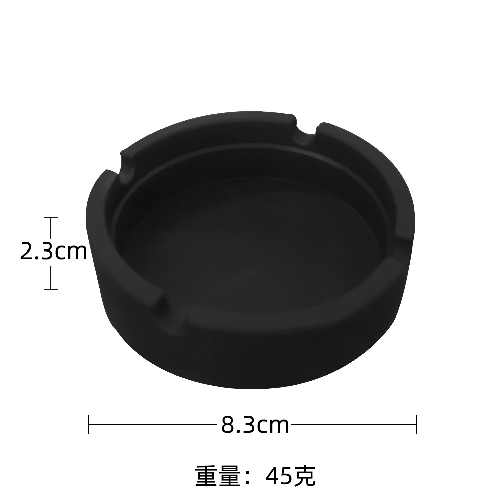 DPSP114 Silicone ashtray KTV conference bar living room household round small silicone ashtray3