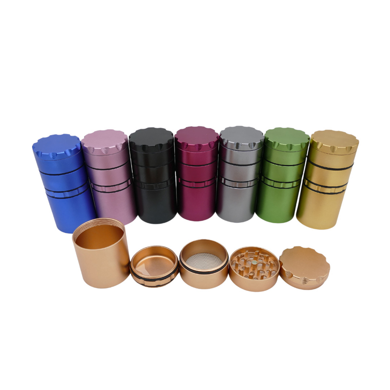 DPAG106 Four layers 50mm Diameter  Aluminum grinder with Storage function