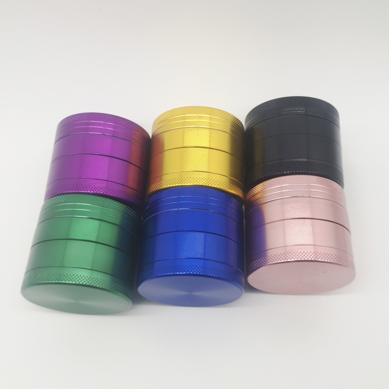 DPAG004 2.5 Inch Four Layers Aluminum Round Grinder With Different Color