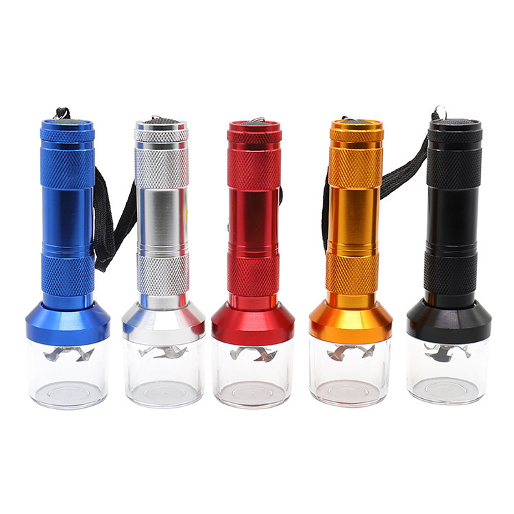 DPAG074 Electric Torch Shape Grinder Crusher Crank Herb Muller Machine Herb Tobacco portable Grinder