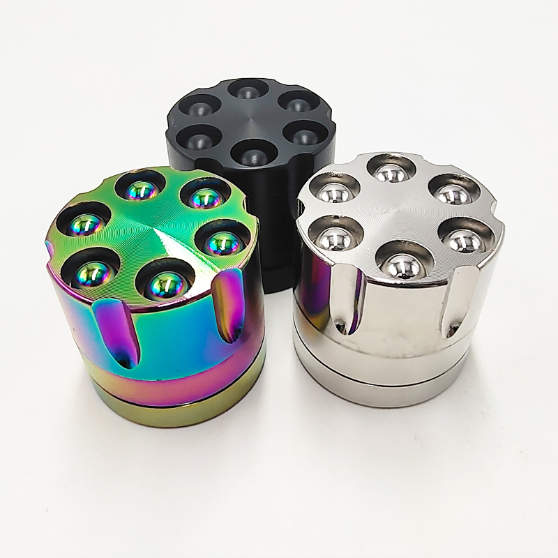 DPAG078 Bullet Design Dia. 40mm Different Colors Zinc herb grinders