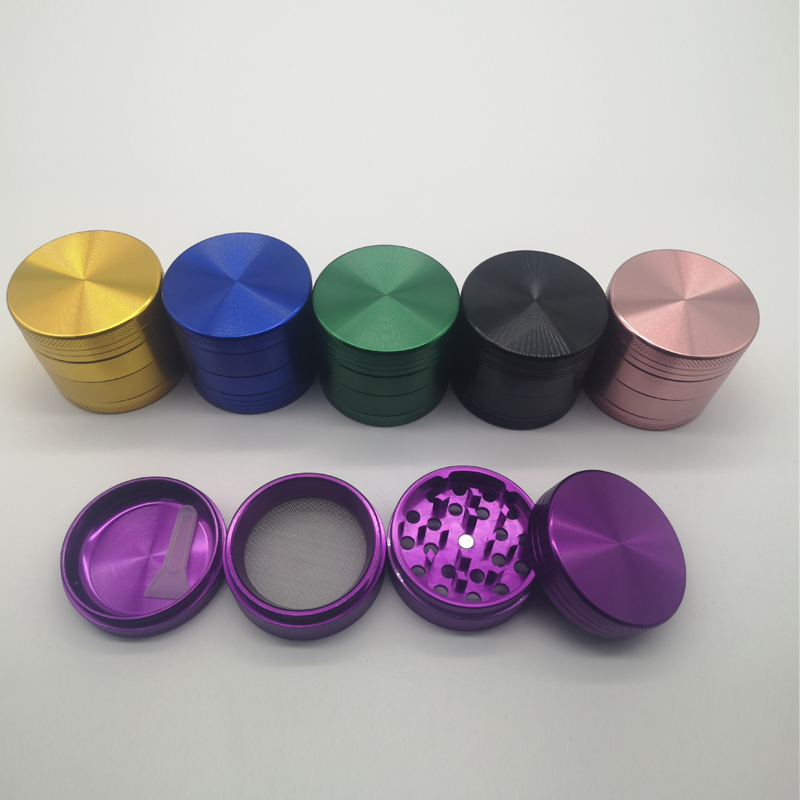 DPAG004 2.5 Inch Four Layers Aluminum Round Grinder With Different Color