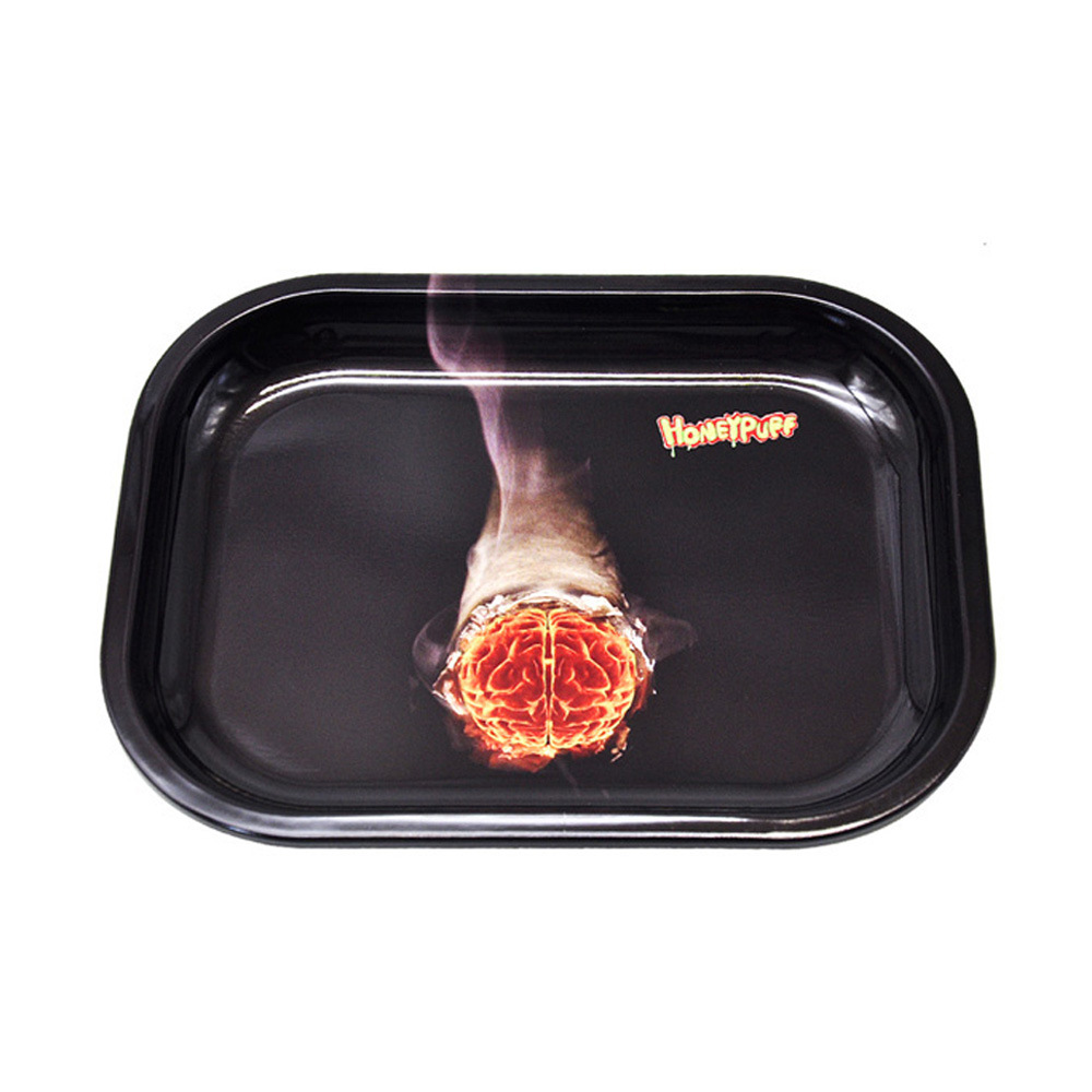 DPRT001 280*180mm Metal Tin Rolling Tray3