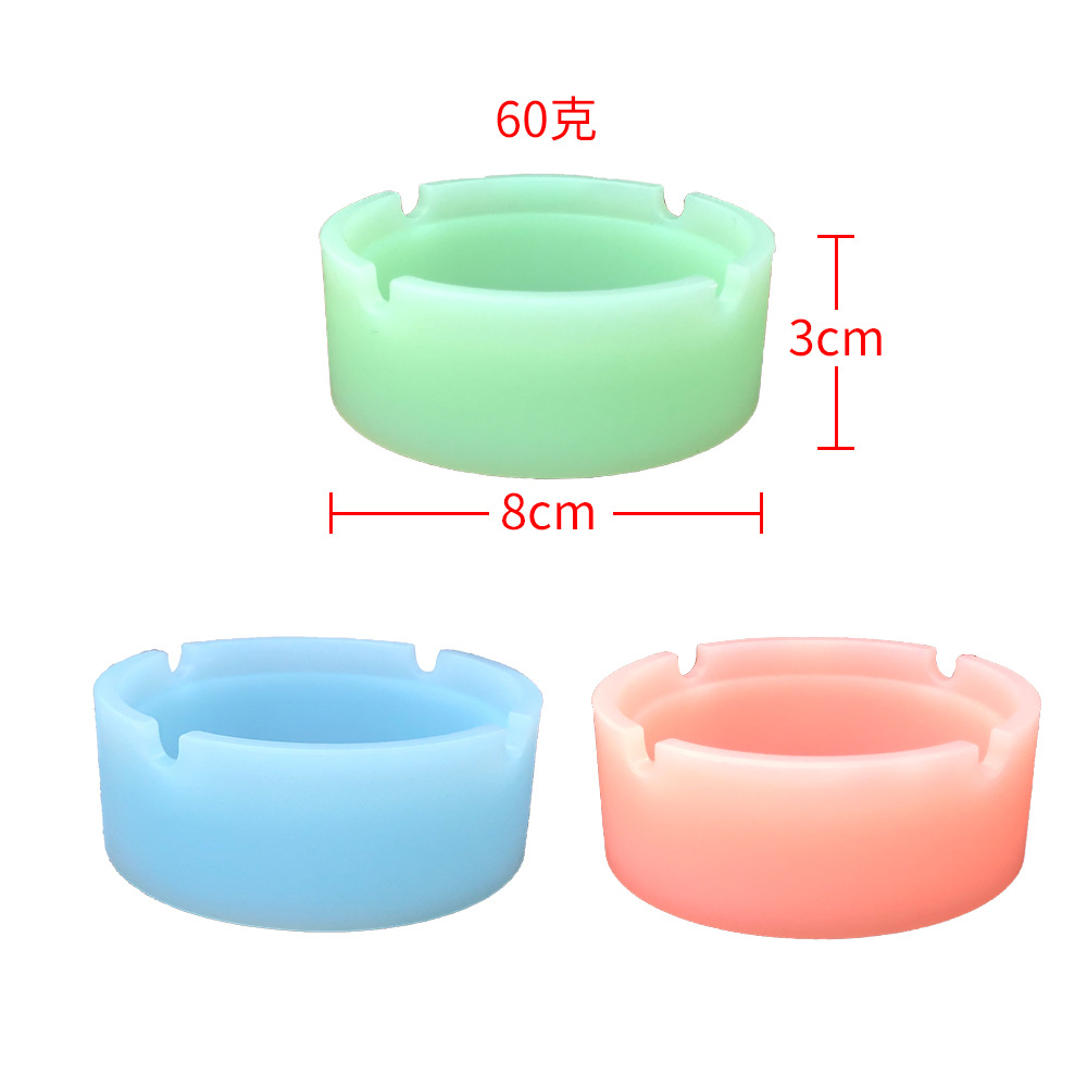 DPSP114 Silicone ashtray KTV conference bar living room household round small silicone ashtray4