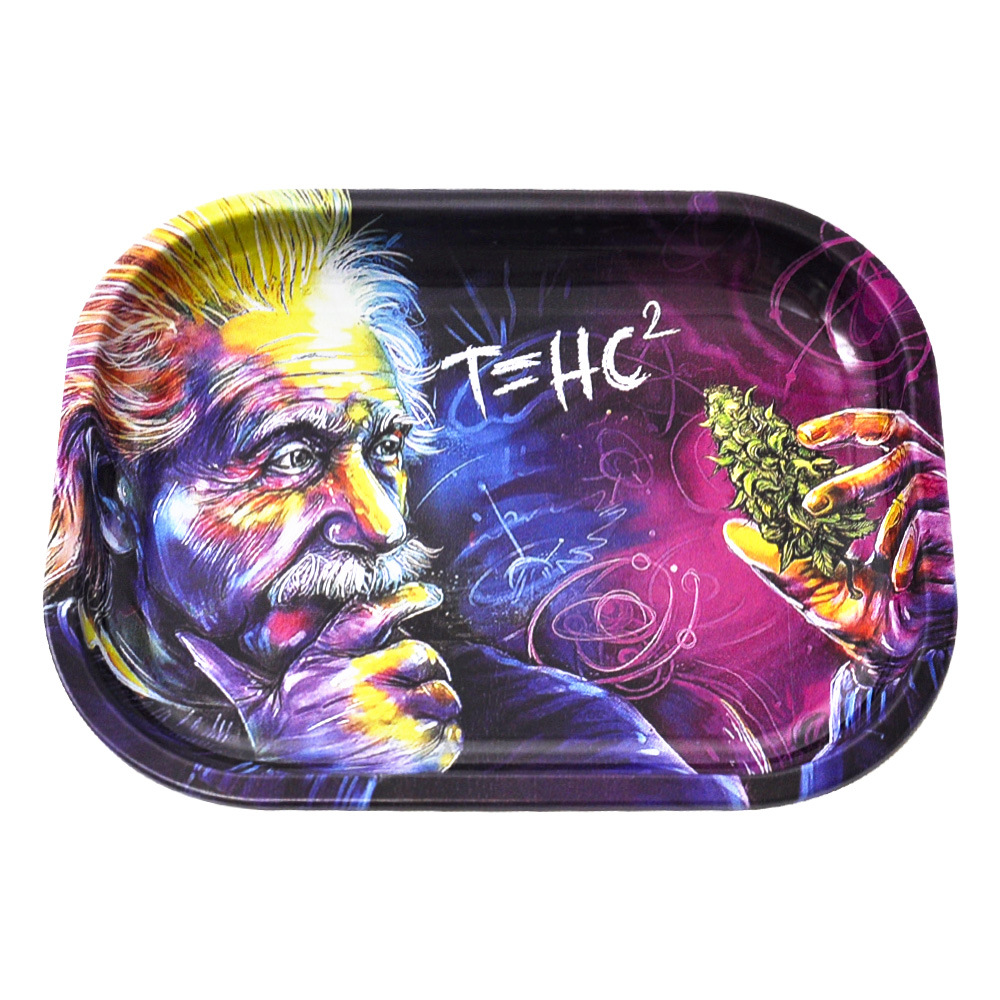 DPRT001 280*180mm Metal Tin Rolling Tray5