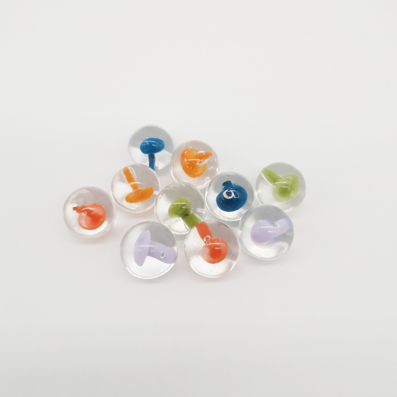 DPGCC021 12mm Colorful mushroon Glass Pearl for smoking banger