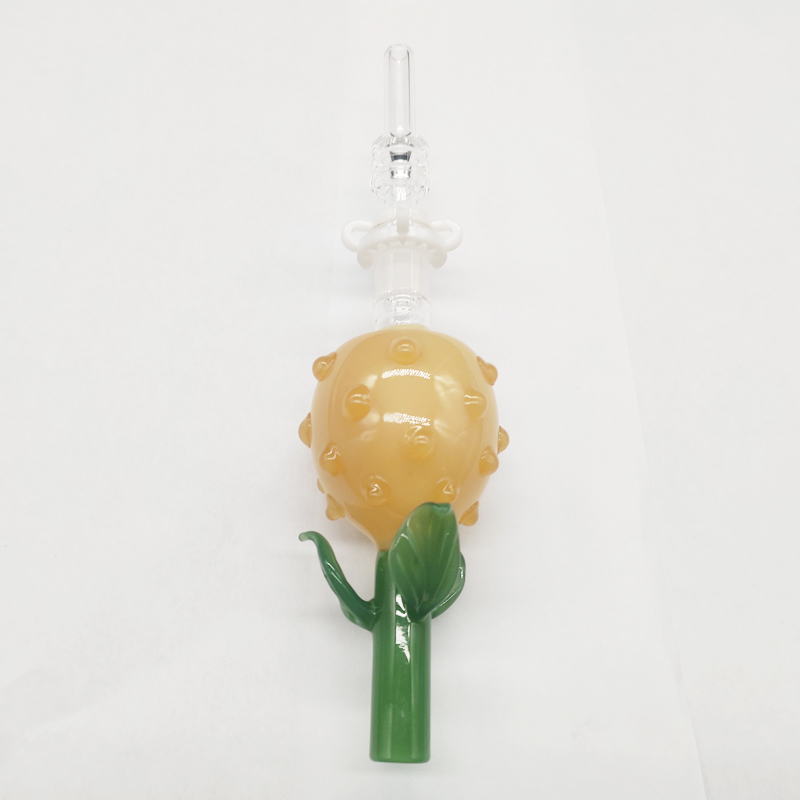 DPGHS028 4.5 inch Pineapple Design NC Kit with 10mm quartz tip and 10mm  plastic clip