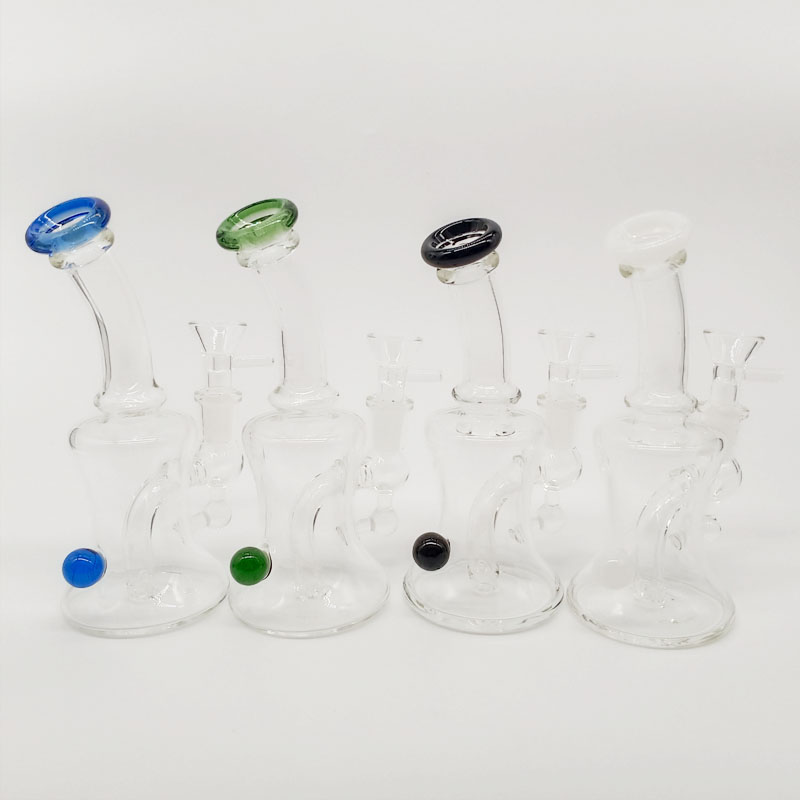 DPGWP003 Mini Glass Bong Water Pipes Pyrex Oil Rigs Glass Bong for Smoking