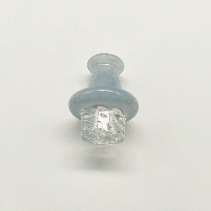 DPGCC012 Cyclone US color glass UFO carb cap riptide dabber caps for Quartz banger beads rotating