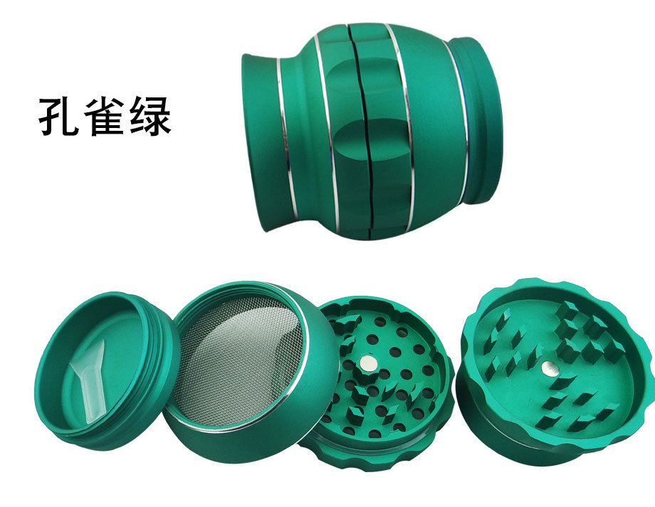 DPAG020 Hot Sale Different Color Available Superior 2.5 inch Aluminium Tobacco Five Layers Herb Grinder5