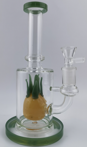 DPGWP027 8 inch colored glass bong with 14mm funnel bowl