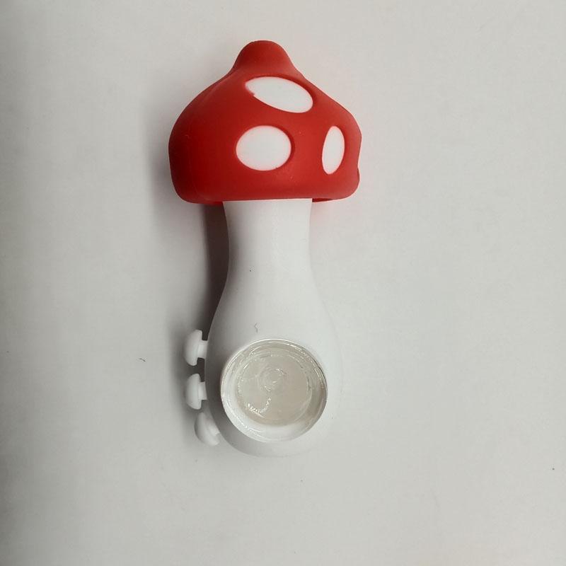 DPSP013 3.7 inch silicone mushroon handpipe