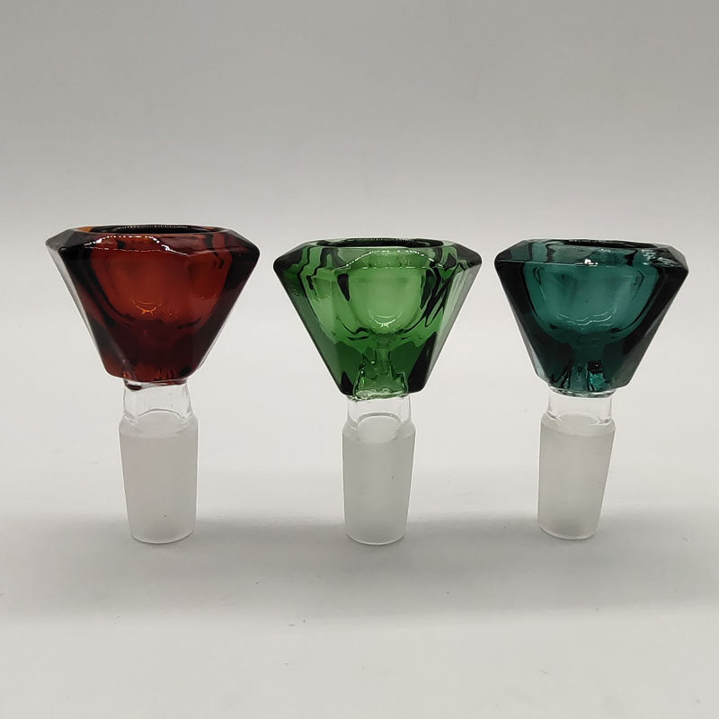 DPGB124 Chinese Colored Hexagon Glass bowl